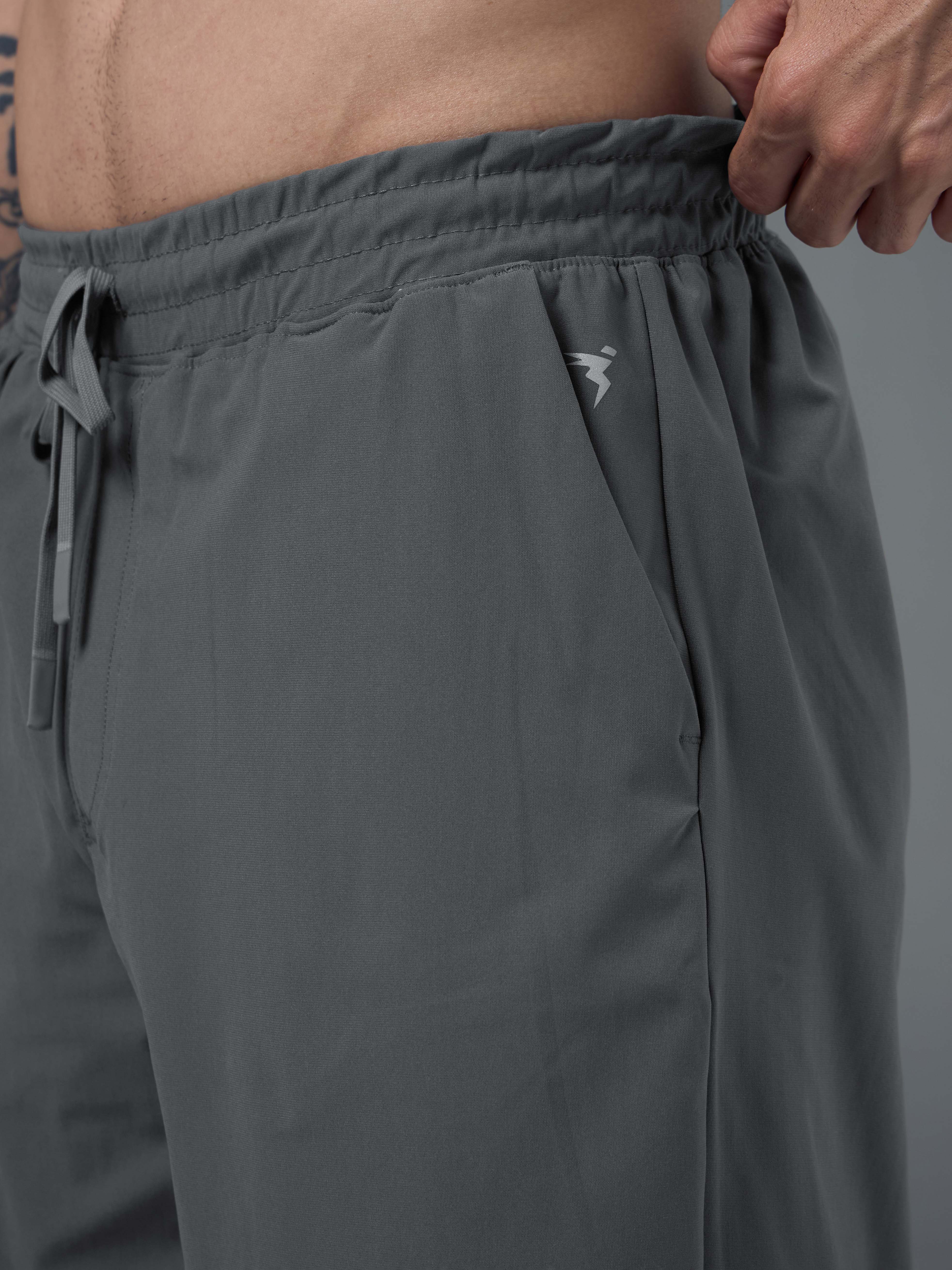 Men Solid Slim Fit Sports Shorts with DURACOOL - Image 6