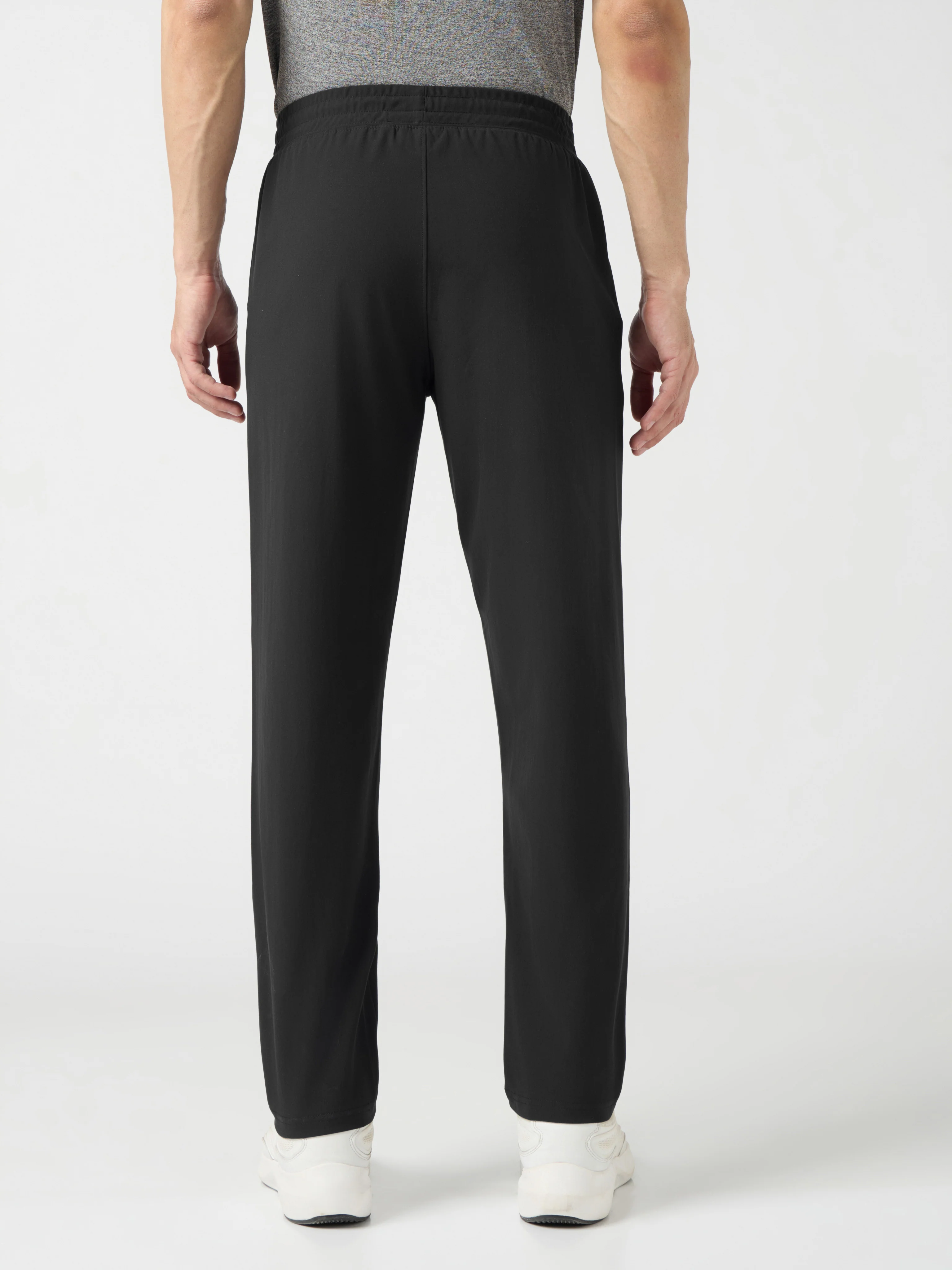 Men Solid Slim Fit Sports Trackpants with DURACOOL+ - Image 3