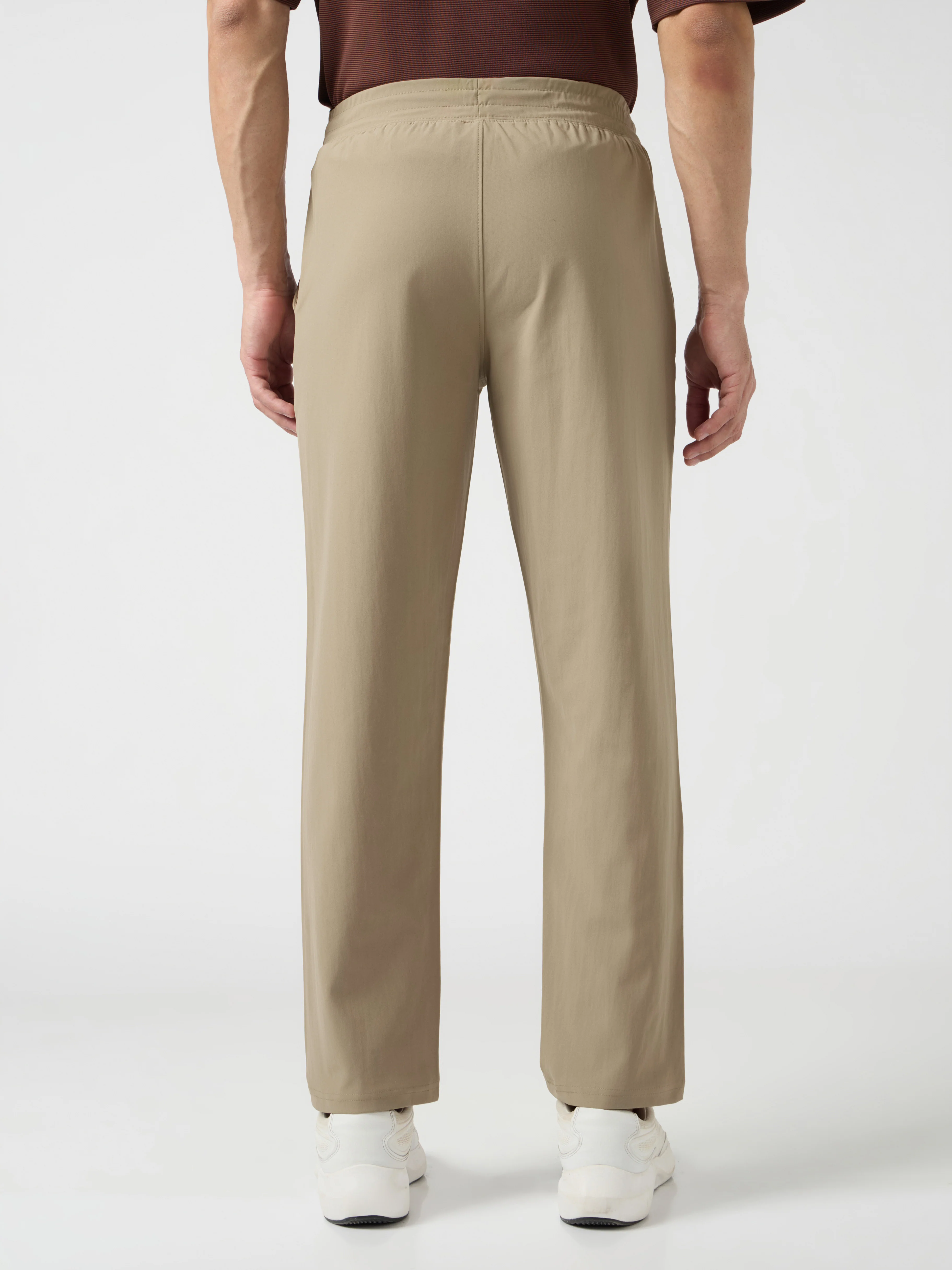 Men Solid Slim Fit Sports Trackpants with DURACOOL+ - Image 3