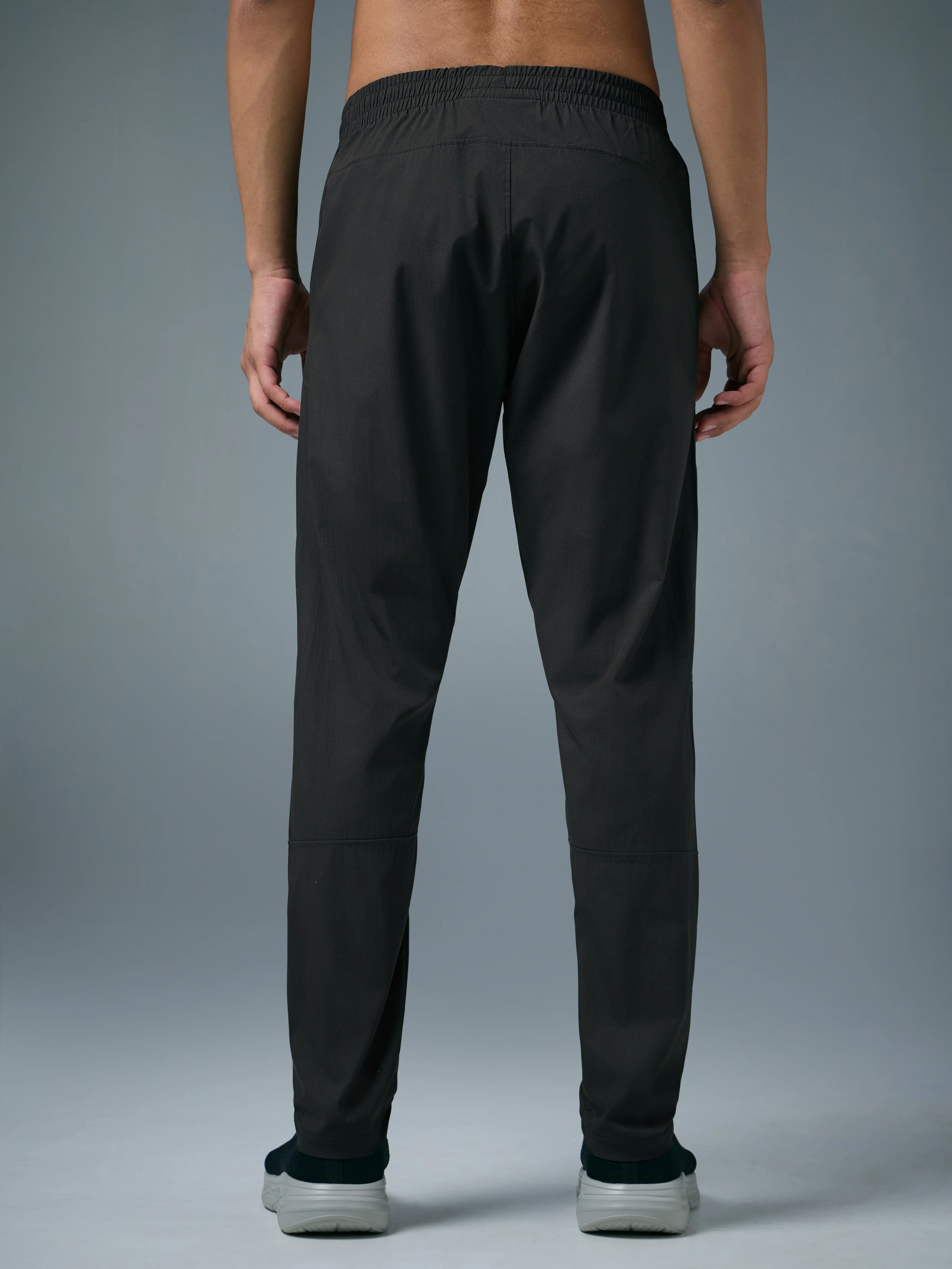 Men Solid Slim Fit Sports Trackpants with TS LYTRA - Image 3