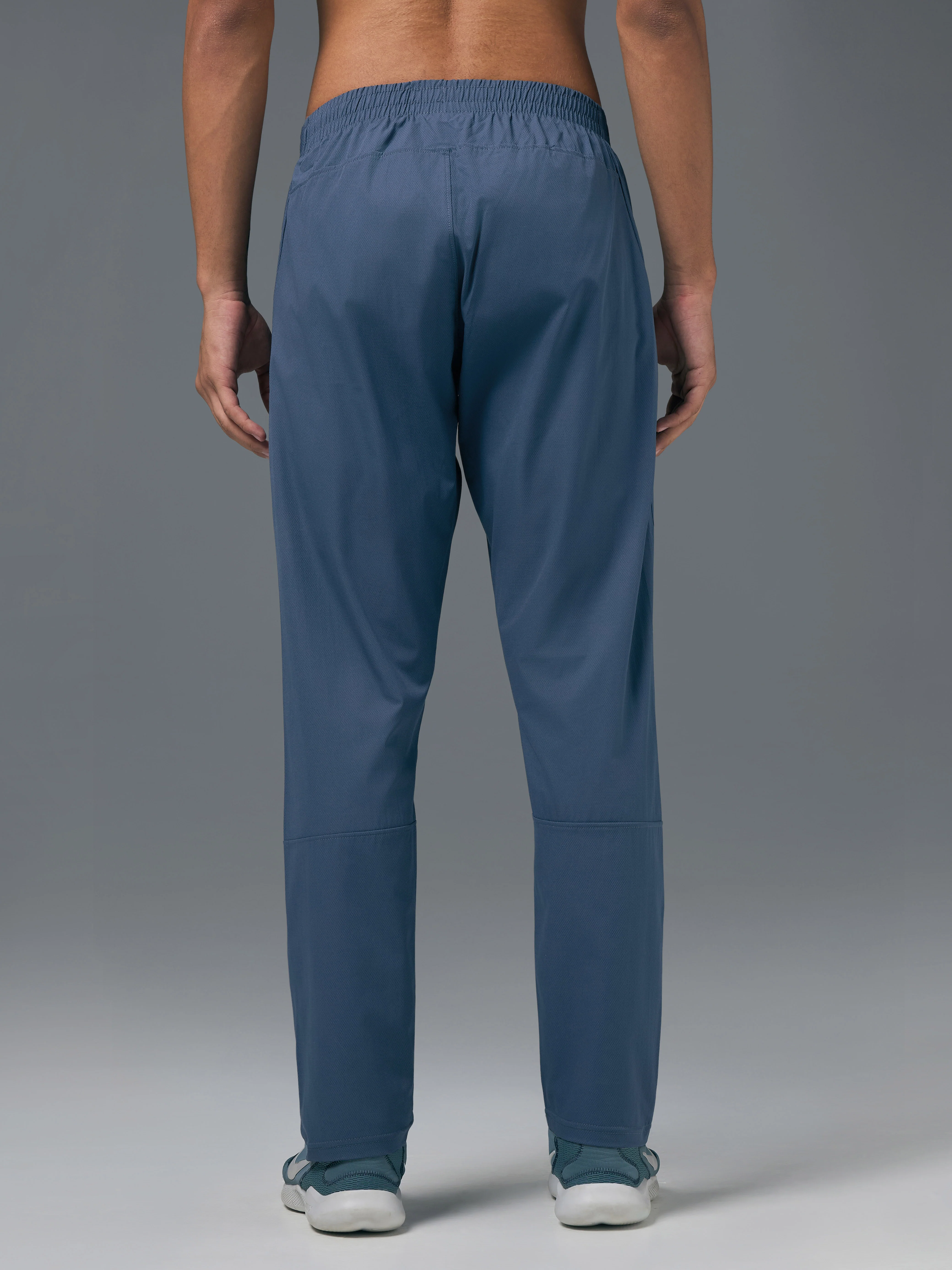 Men Solid Slim Fit Sports Trackpants with TS LYTRA - Image 3