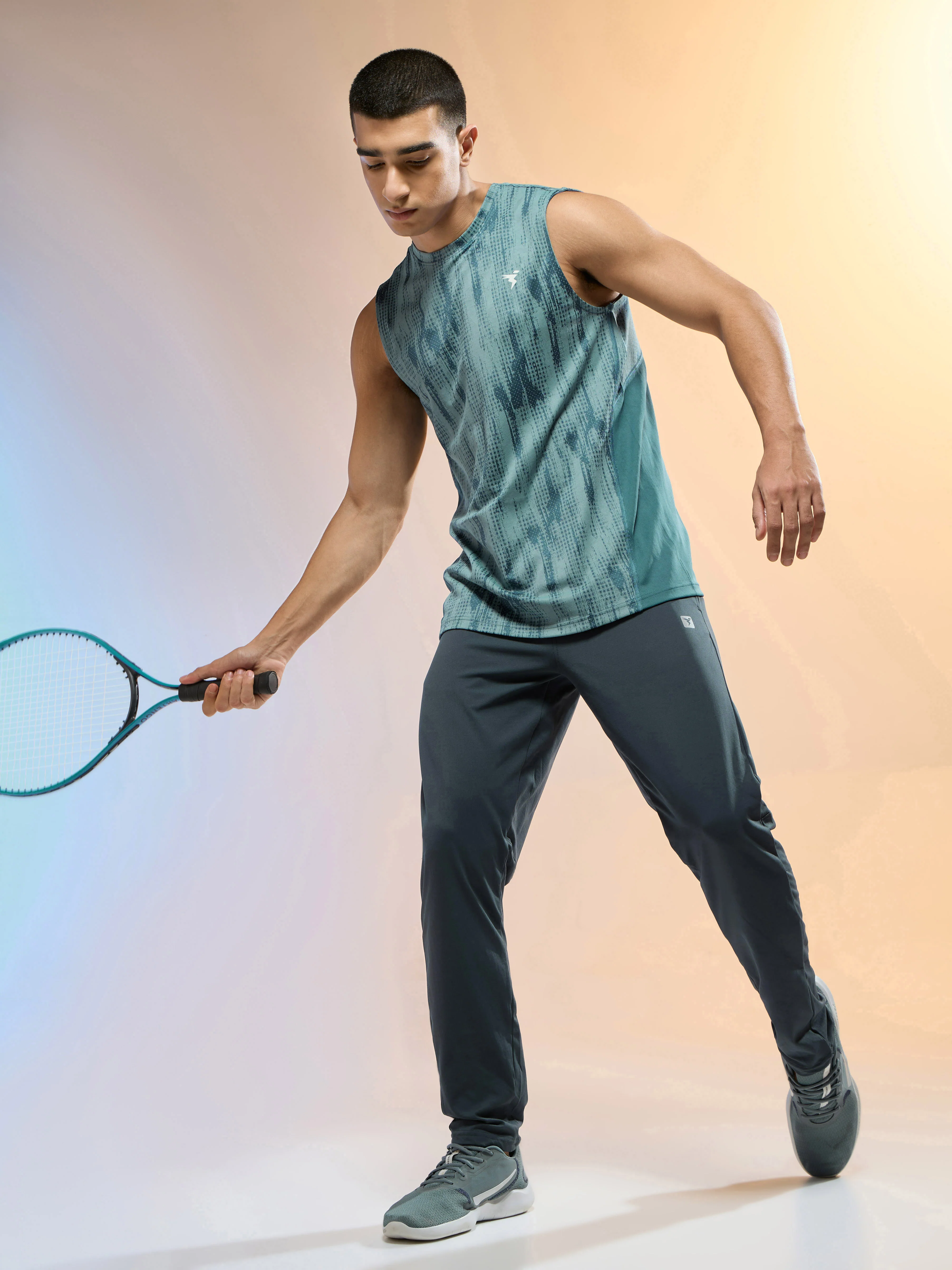 Men Solid Slim Fit Trackpants with 4 Way Crispy - Image 7