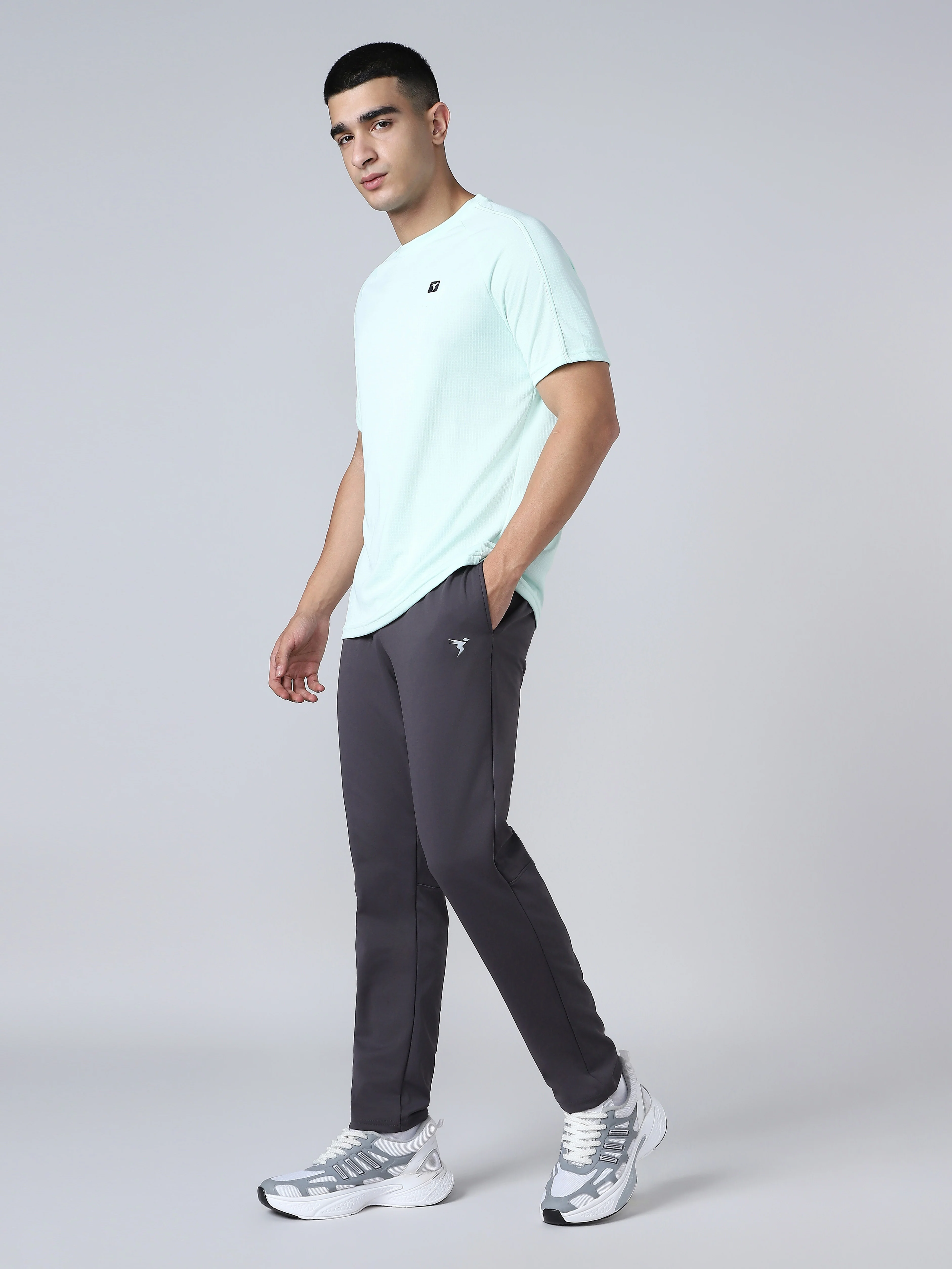 Men Solid Slim Fit Trackpants with ELASTO PLUS - Image 6
