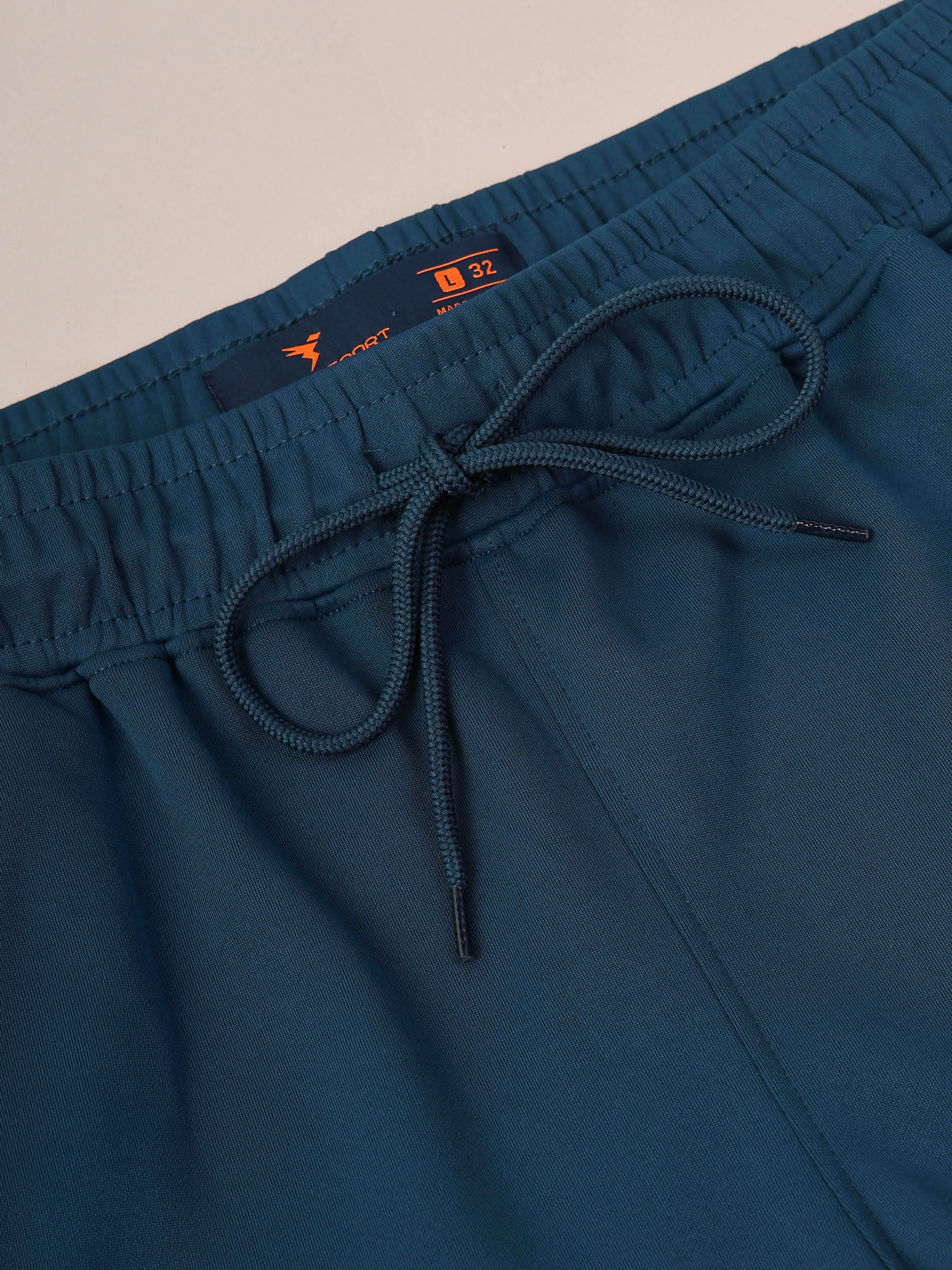 Men Solid Slim Fit Trackpants with ELASTO PLUS - Image 7