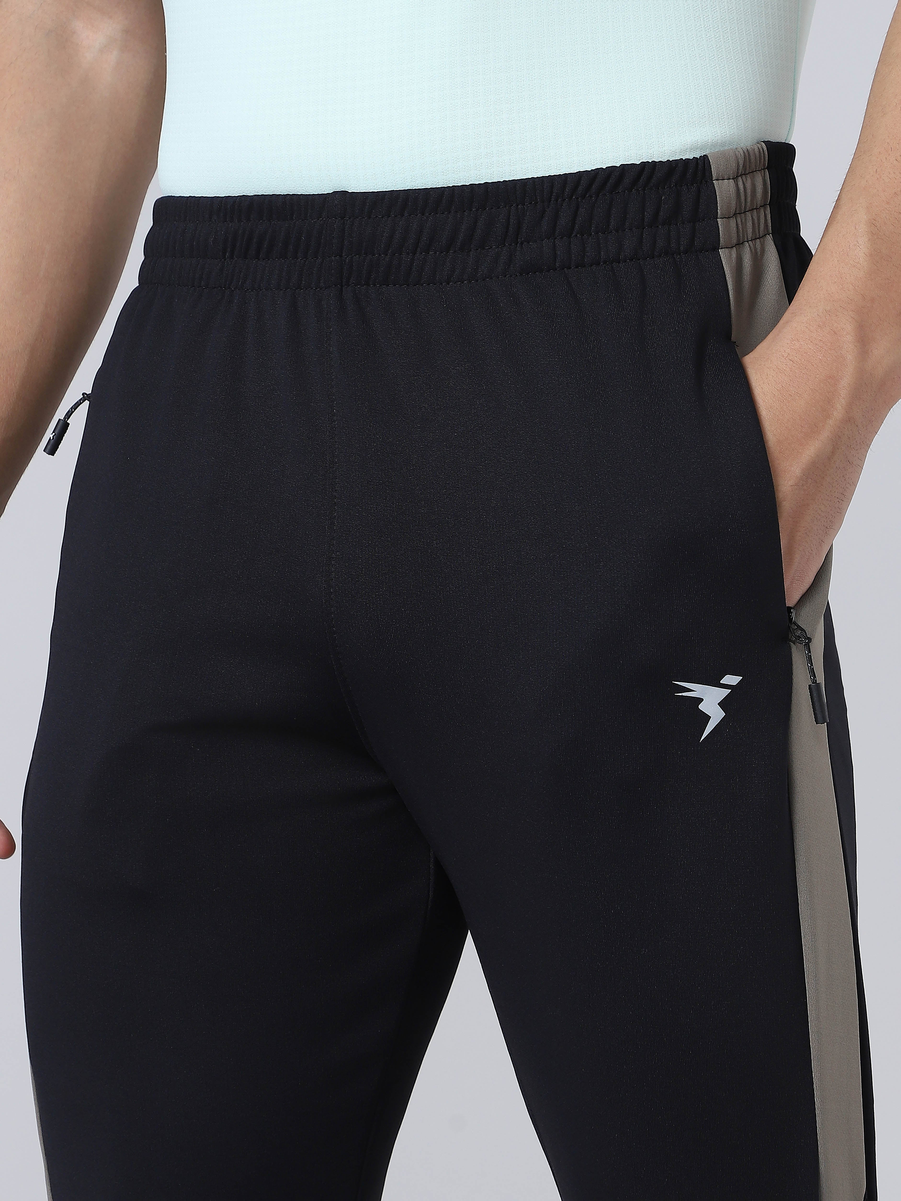 Men Solid Slim Fit Trackpants with TECHNO DRY - Image 7