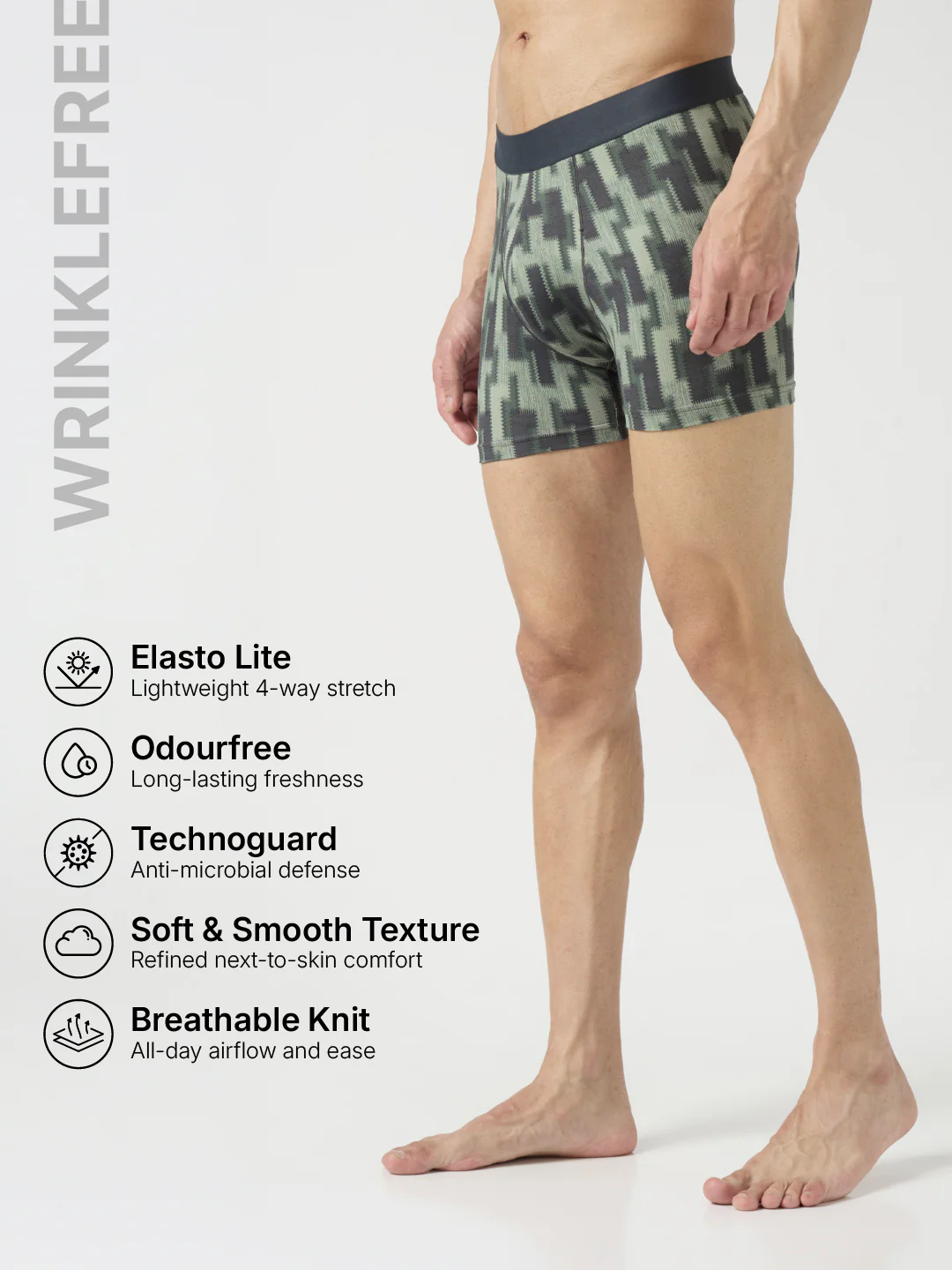 Men Solid Underwear with ELASTO LITE - Image 3