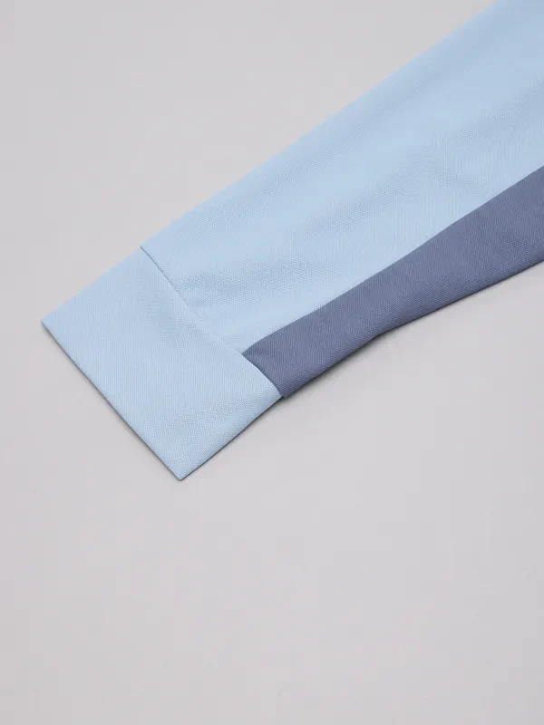 Men Colorblock Slim Fit Crew Neck T-shirt with TECHNOLITE - Image 7