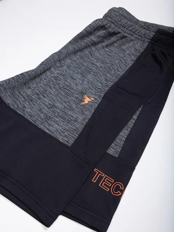 Men Melange Slim Fit Shorts with TECHNO GUARD - Image 7