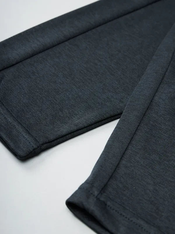 Men Melange Slim Fit Trackpants with TECHNO DRY - Image 7