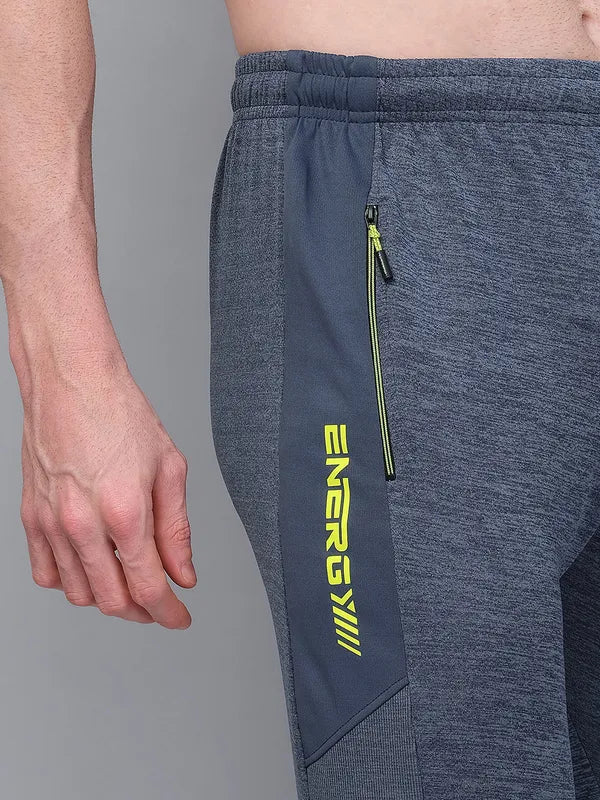 Men Melange Slim Fit Trackpants with TECHNO GUARD - Image 6