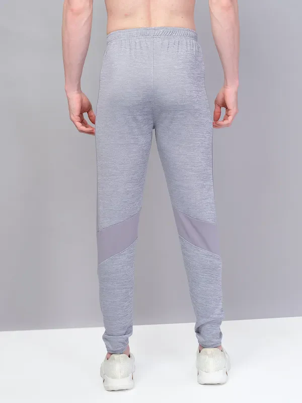 Men Melange Slim Fit Trackpants with TECHNO GUARD - Image 3