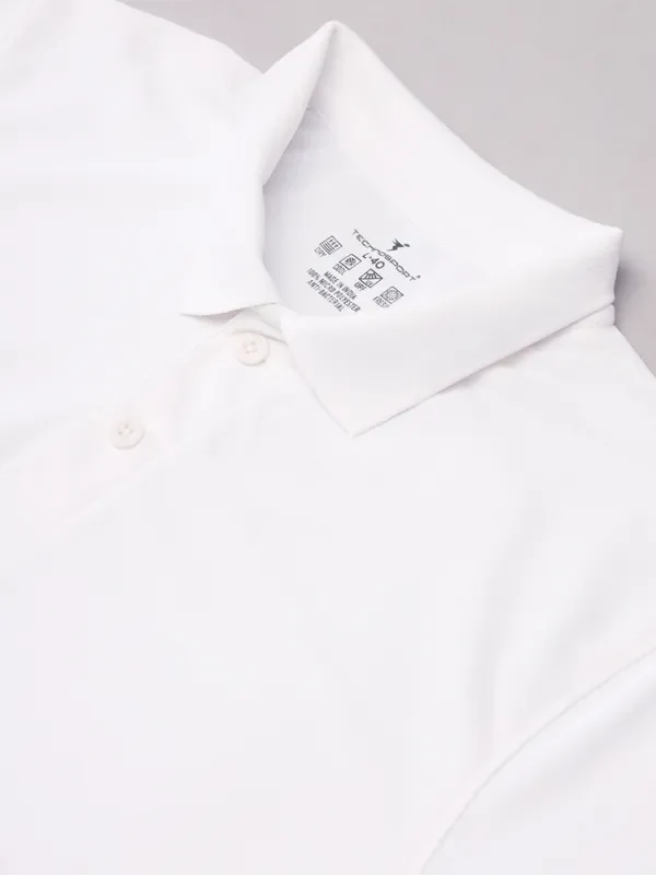 Men Solid Slim Fit Polo T-shirt with MATPIQ - Image 6