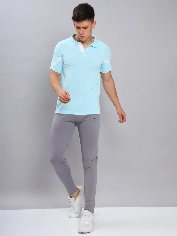 Men Colorblock Slim Fit Polo T-shirt with TECHNO COOL+ - Image 2