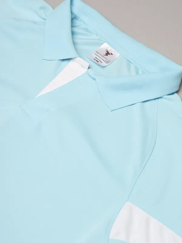 Men Colorblock Slim Fit Polo T-shirt with TECHNO COOL+ - Image 6