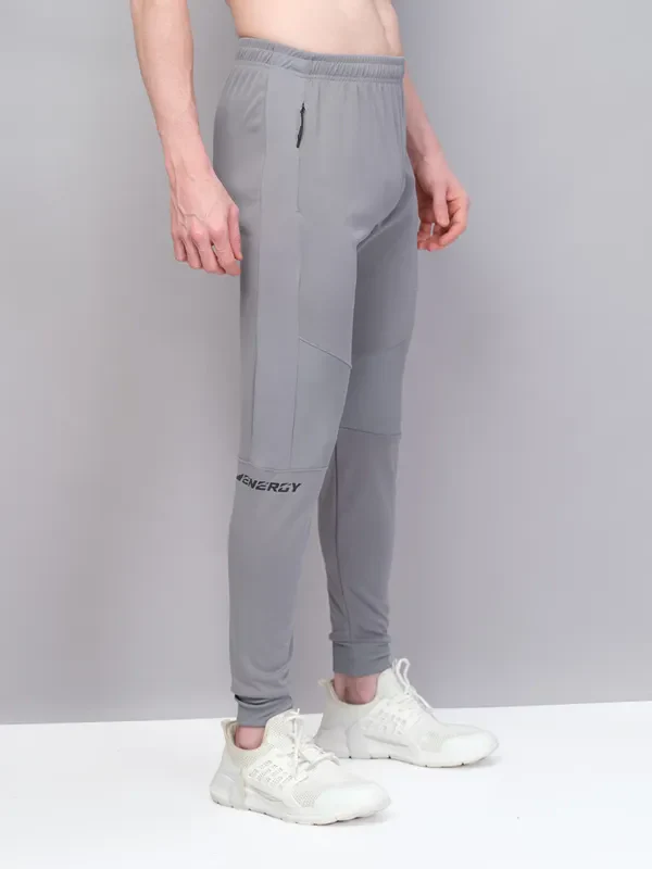 Men Solid Slim Fit Trackpants with TECHNO GUARD - Image 4