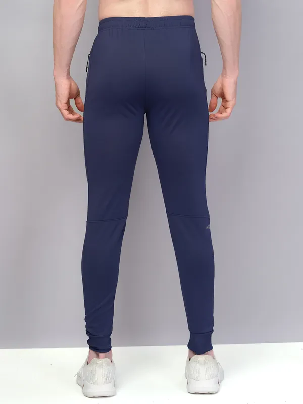 Men Solid Slim Fit Trackpants with TECHNO GUARD - Image 3