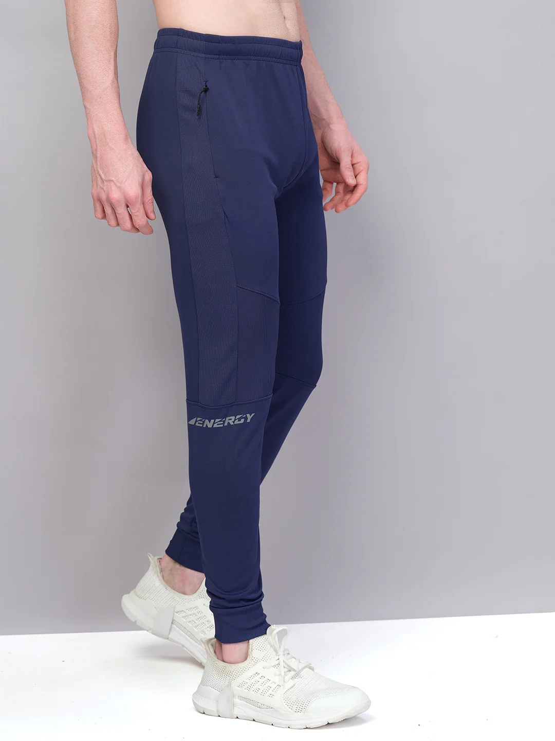 Men Solid Slim Fit Trackpants with TECHNO GUARD - Image 5
