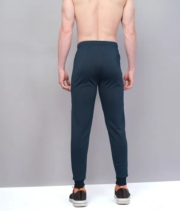 Men Solid Slim Fit Trackpants with TECHNO GUARD - Image 3