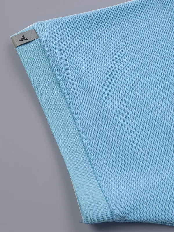 Men Solid Slim Fit Polo T-shirt with MATPIQ - Image 8
