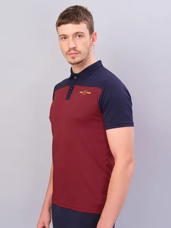 Men Colorblock Relax Fit Polo T-shirt with TECHNO COOL+ - Image 7