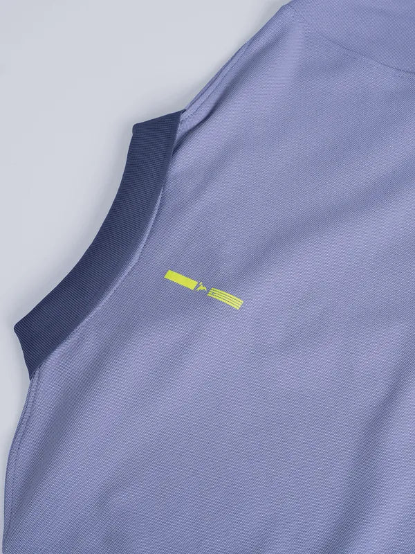 Men Solid Slim Fit Polo T-shirt with ELASTO PLUS - Image 7
