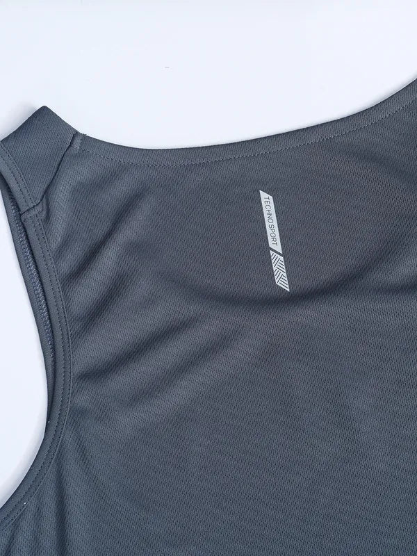 Men Printed Slim Fit Scoop Neck Innerwear Vest with TECHNO COOL - Image 9