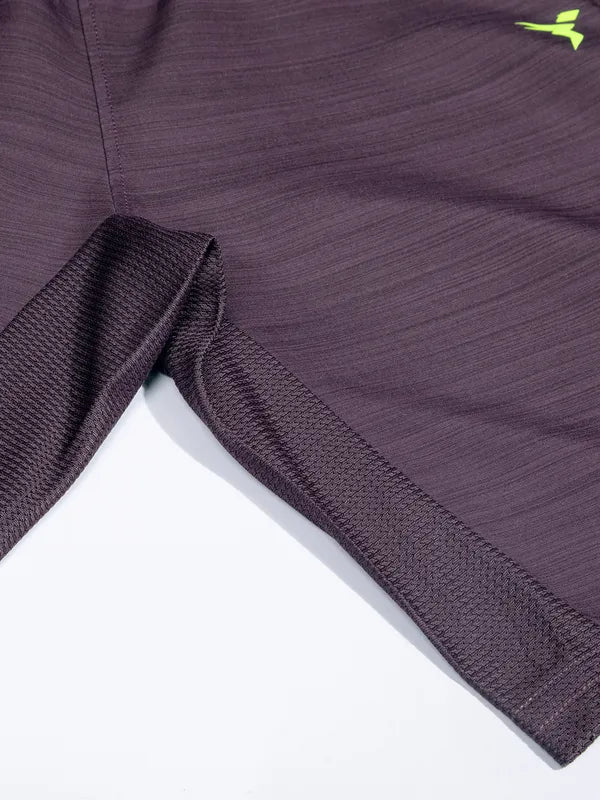 Men Melange Slim Fit Shorts with TECHNOLITE - Image 8