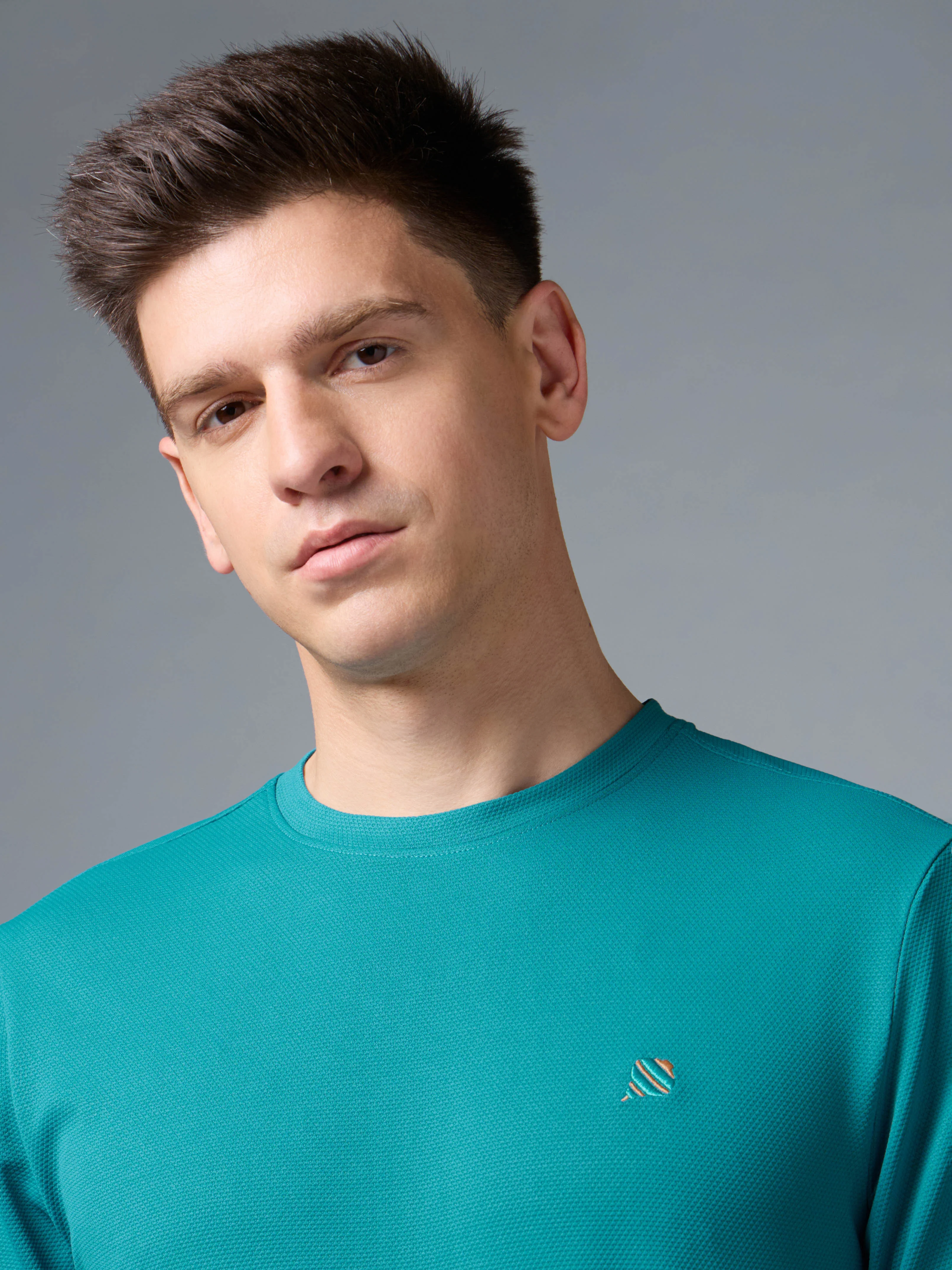 Men's Crew Neck Sports Tee for Men with TECHNOCOOL+ - Image 4