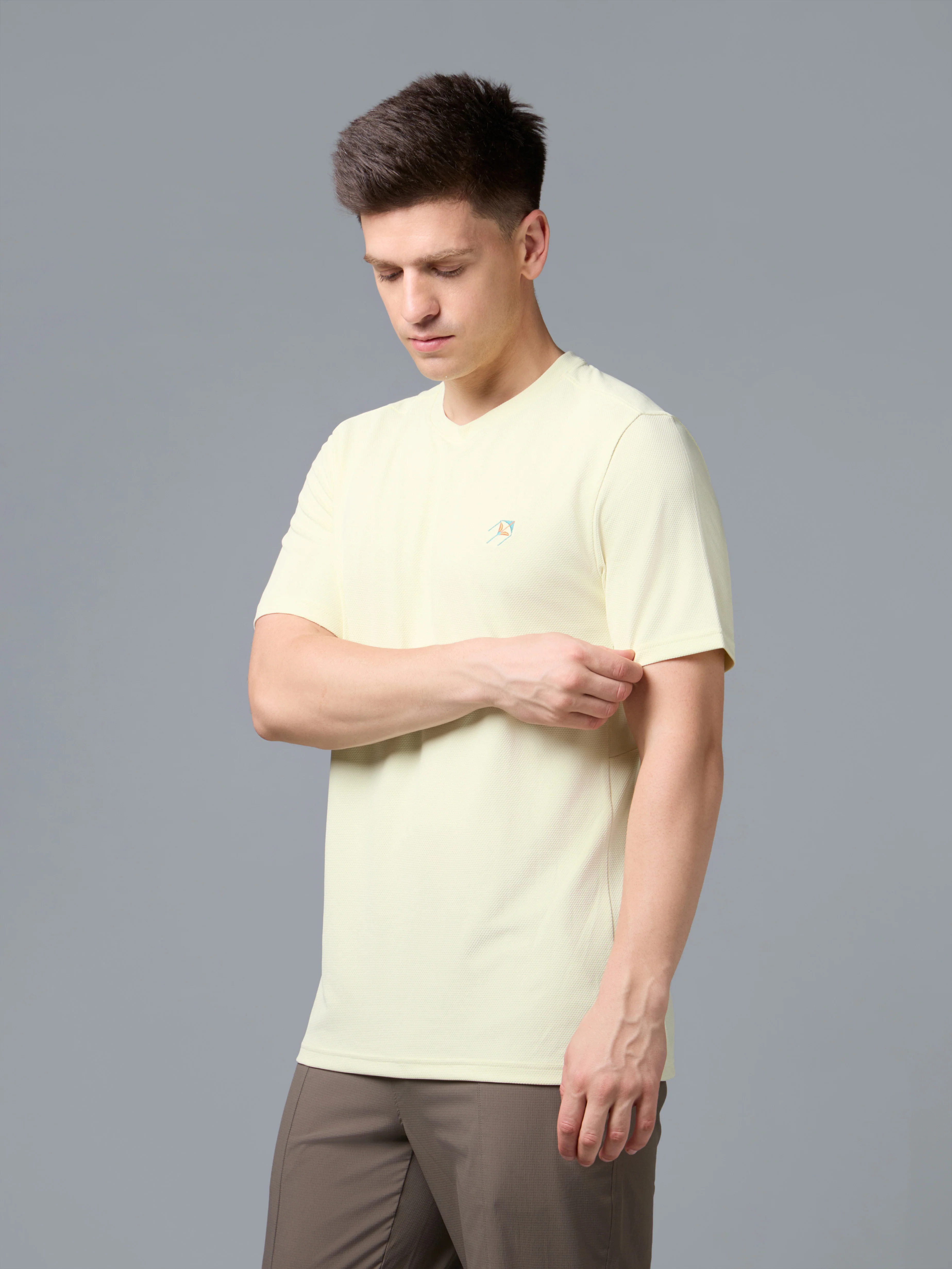 Men's Crew Neck Sports Tee for Men with TECHNOCOOL+ - Image 5