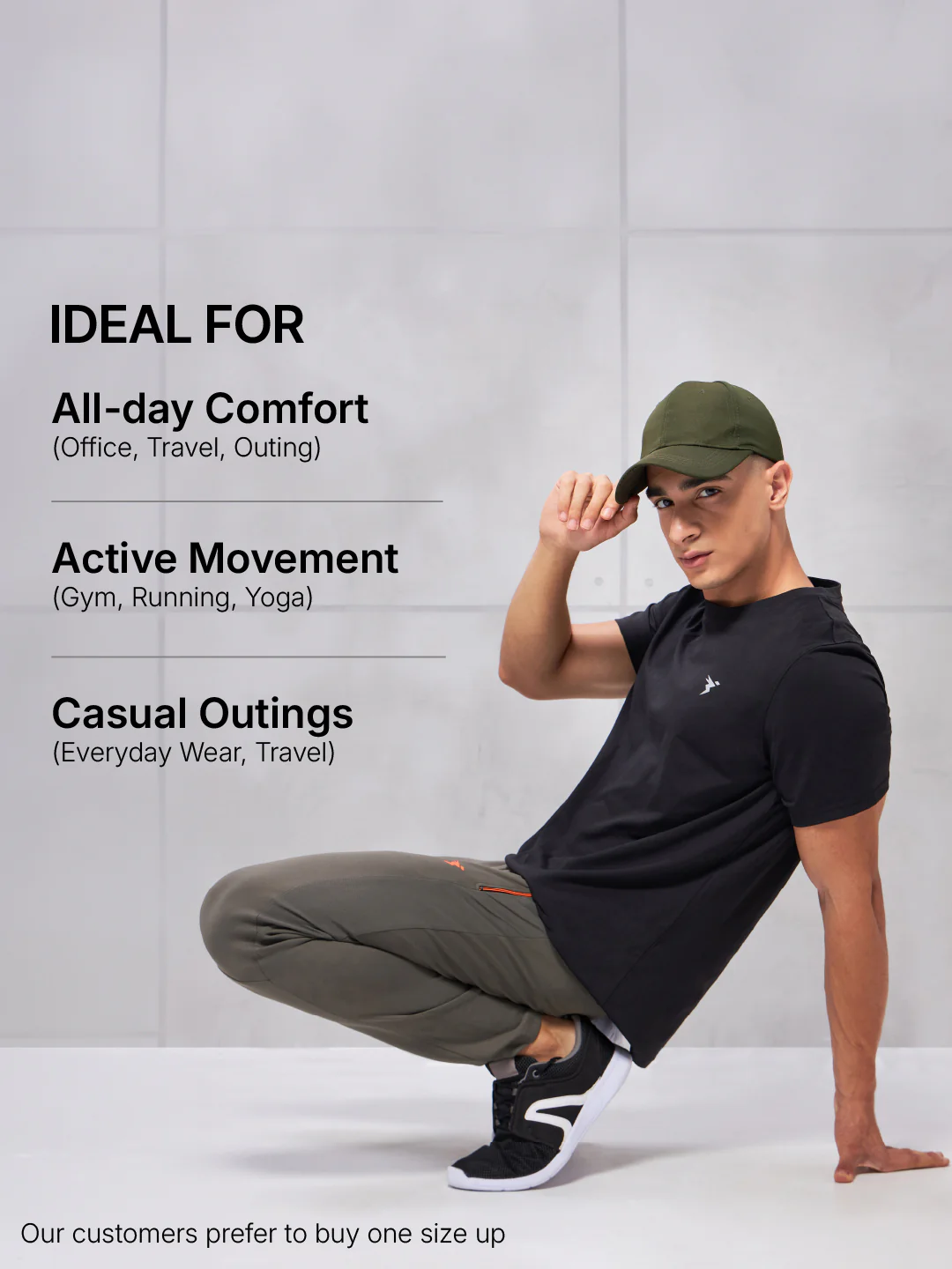 Men Solid Slim Fit Crew Neck T-shirt with COTFLEX - Image 6
