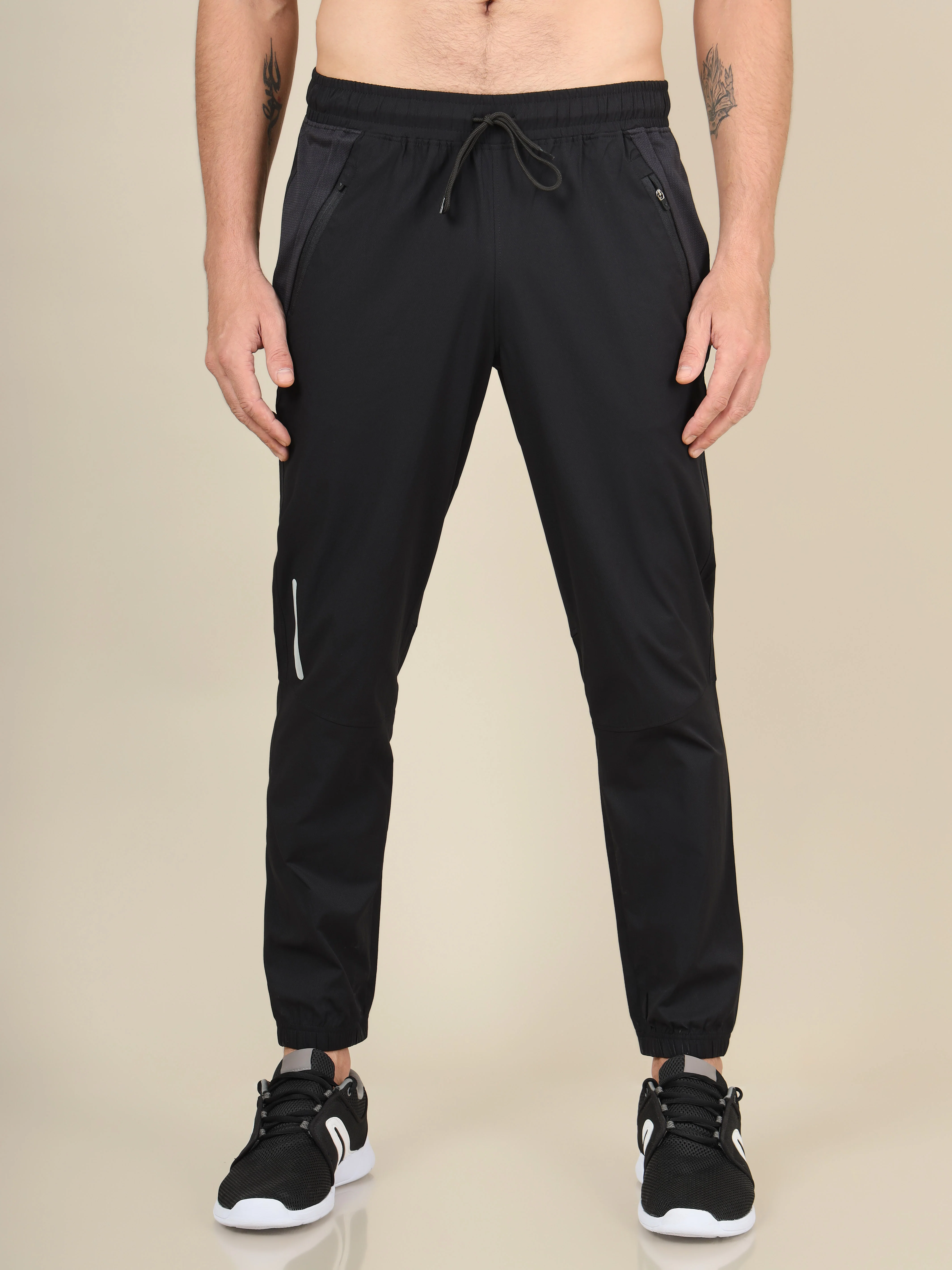 Men Colorblock Slim Fit Joggers with TECHNOLITE STRETCH - Image 2