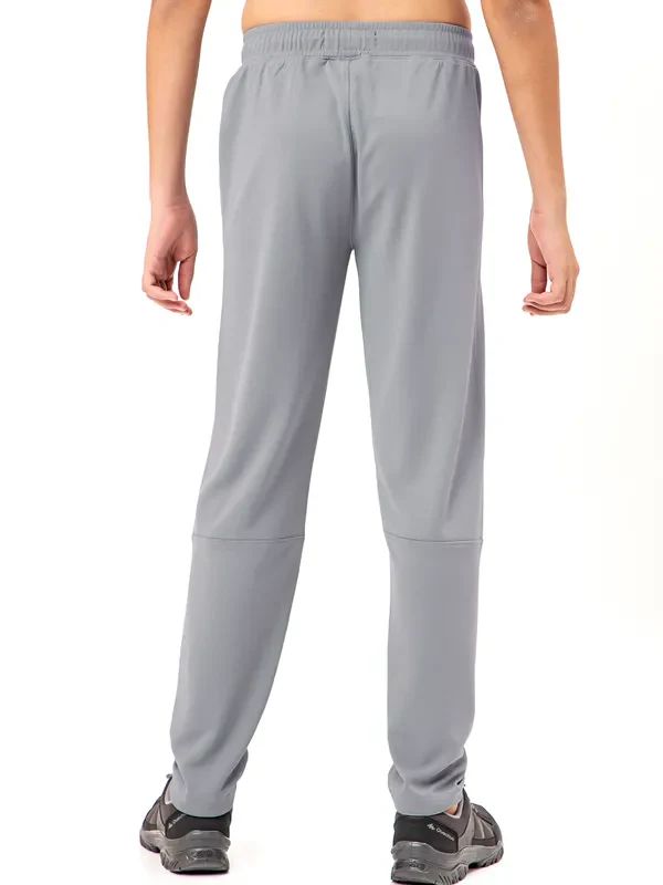 Boys Solid Slim Fit Trackpants with TECHNO GUARD - Image 4