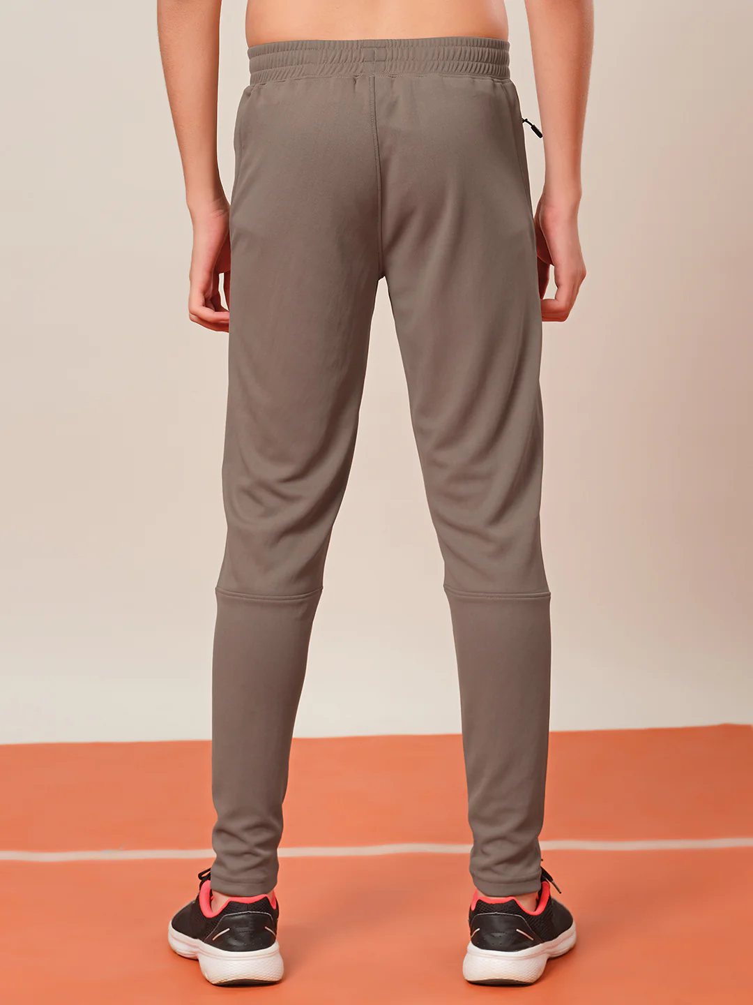 Boys Solid Slim Fit Trackpants with TECHNO GUARD - Image 2