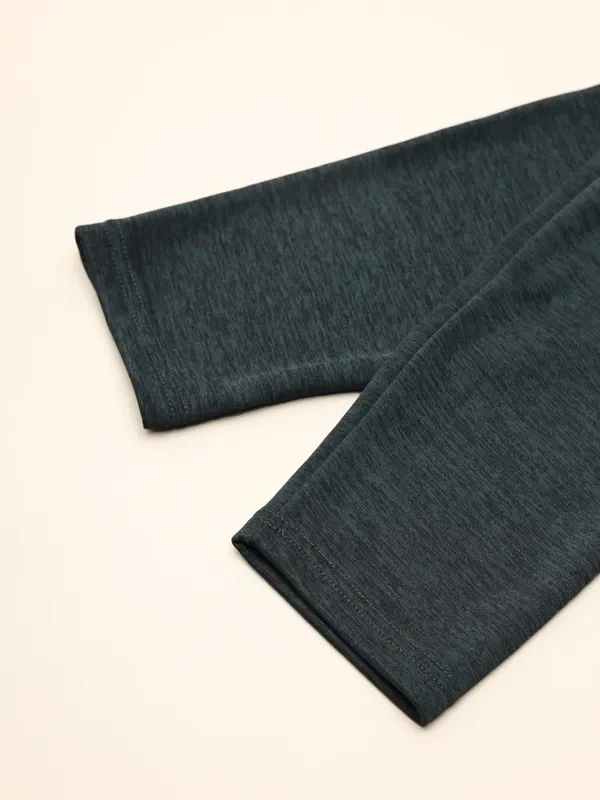 Men Melange Slim Fit Trackpants with TECHNO DRY - Image 2