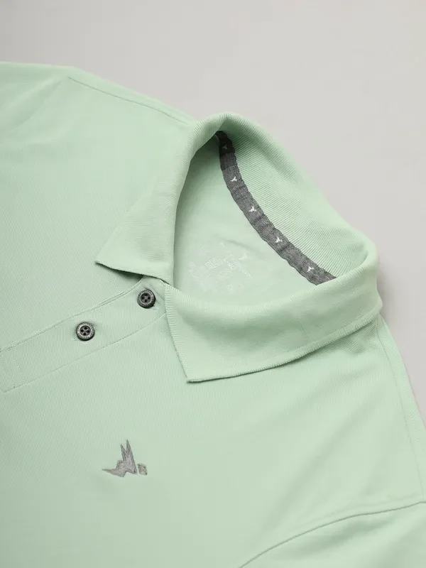 Men Solid Slim Fit Polo T-shirt with MATPIQ - Image 7