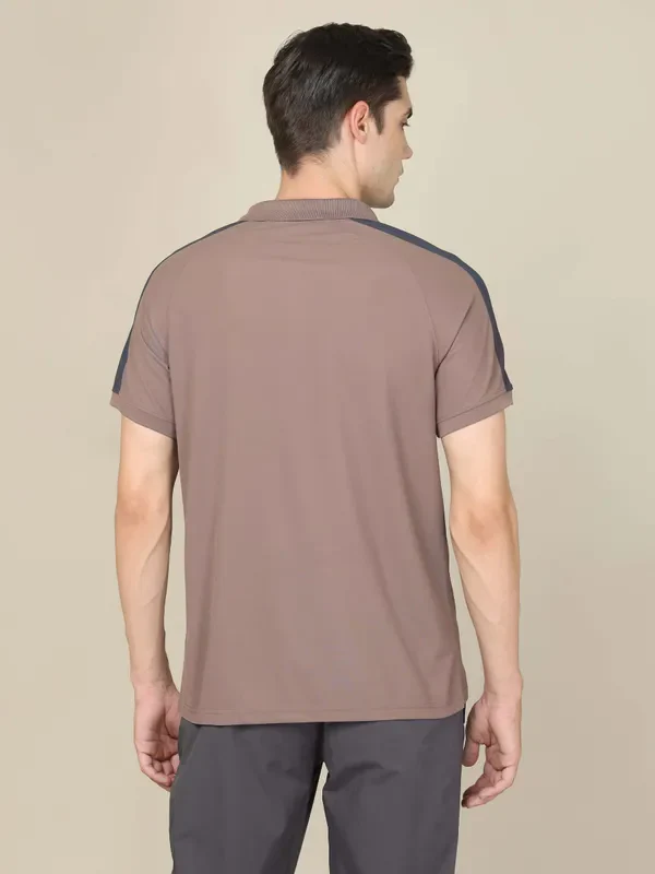 Men Colorblock Slim Fit Polo T-shirt with MATPIQ - Image 3