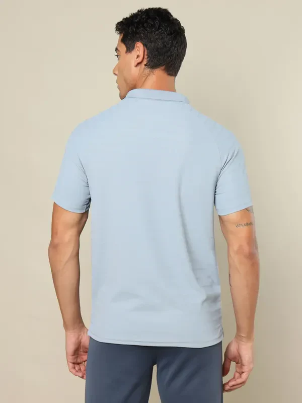 Men Self Design Regular Fit Combo of 2 Polo T-shirt - Image 4