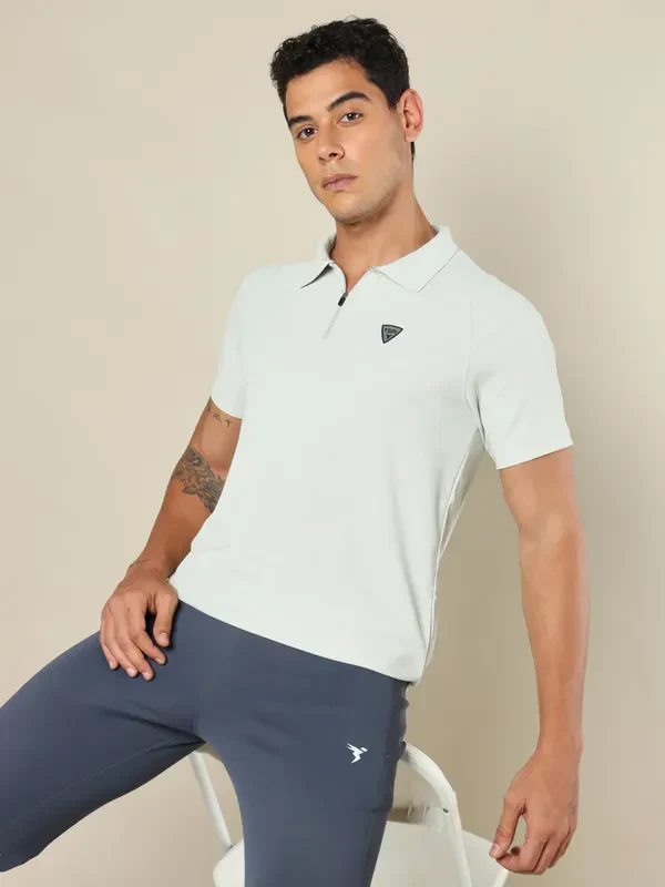 Men Self Design Regular Fit Combo of 2 Polo T-shirt - Image 6