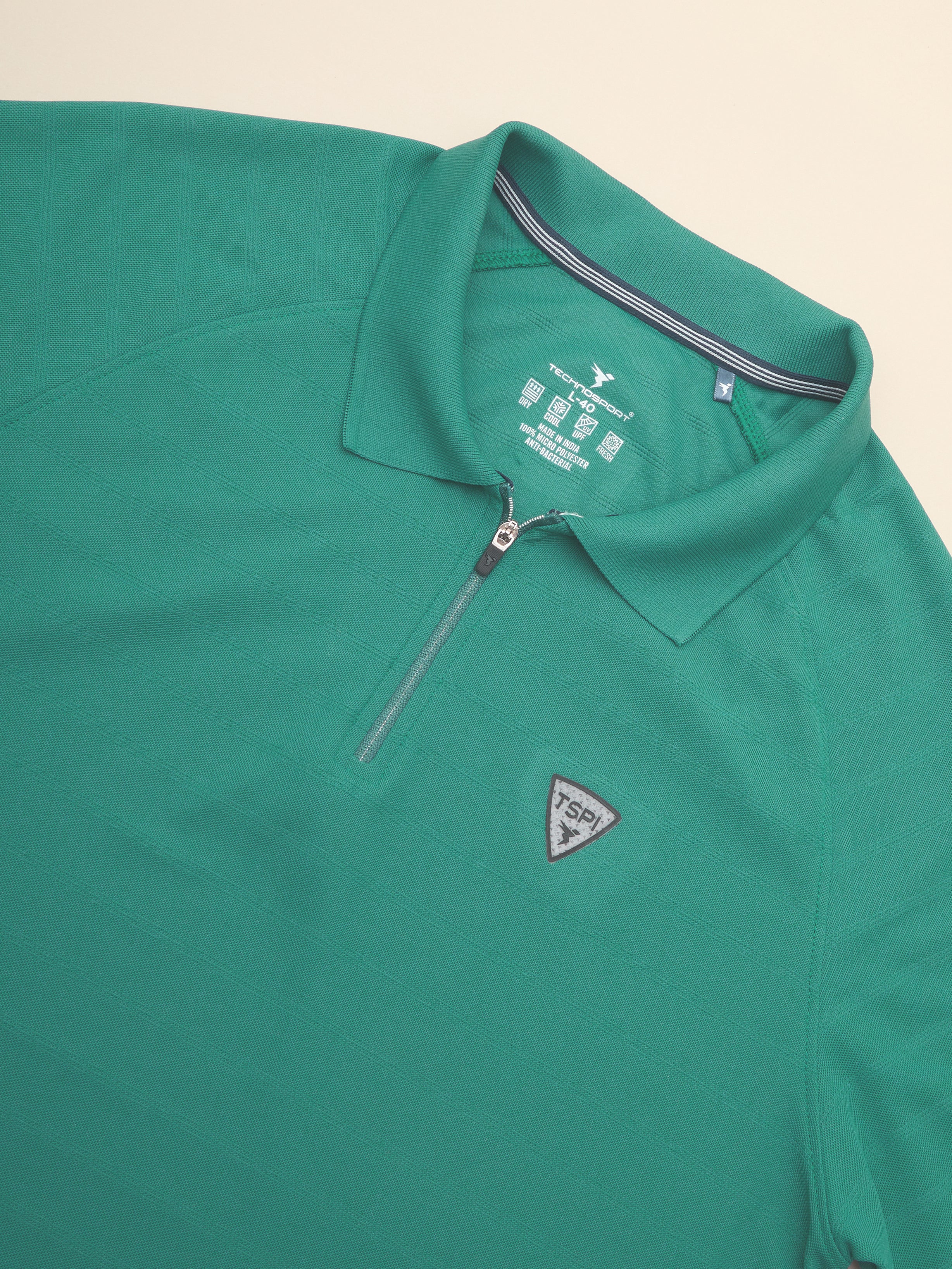 Men Self Design Regular Fit Combo of 2 Polo T-shirt - Image 8