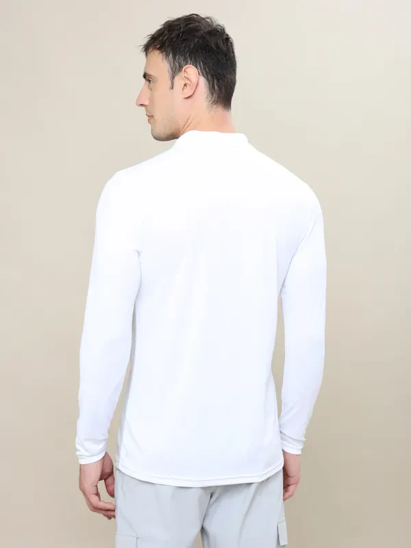 Men Colorblock Slim Fit Polo T-shirt with TECHNO COOL+ - Image 3