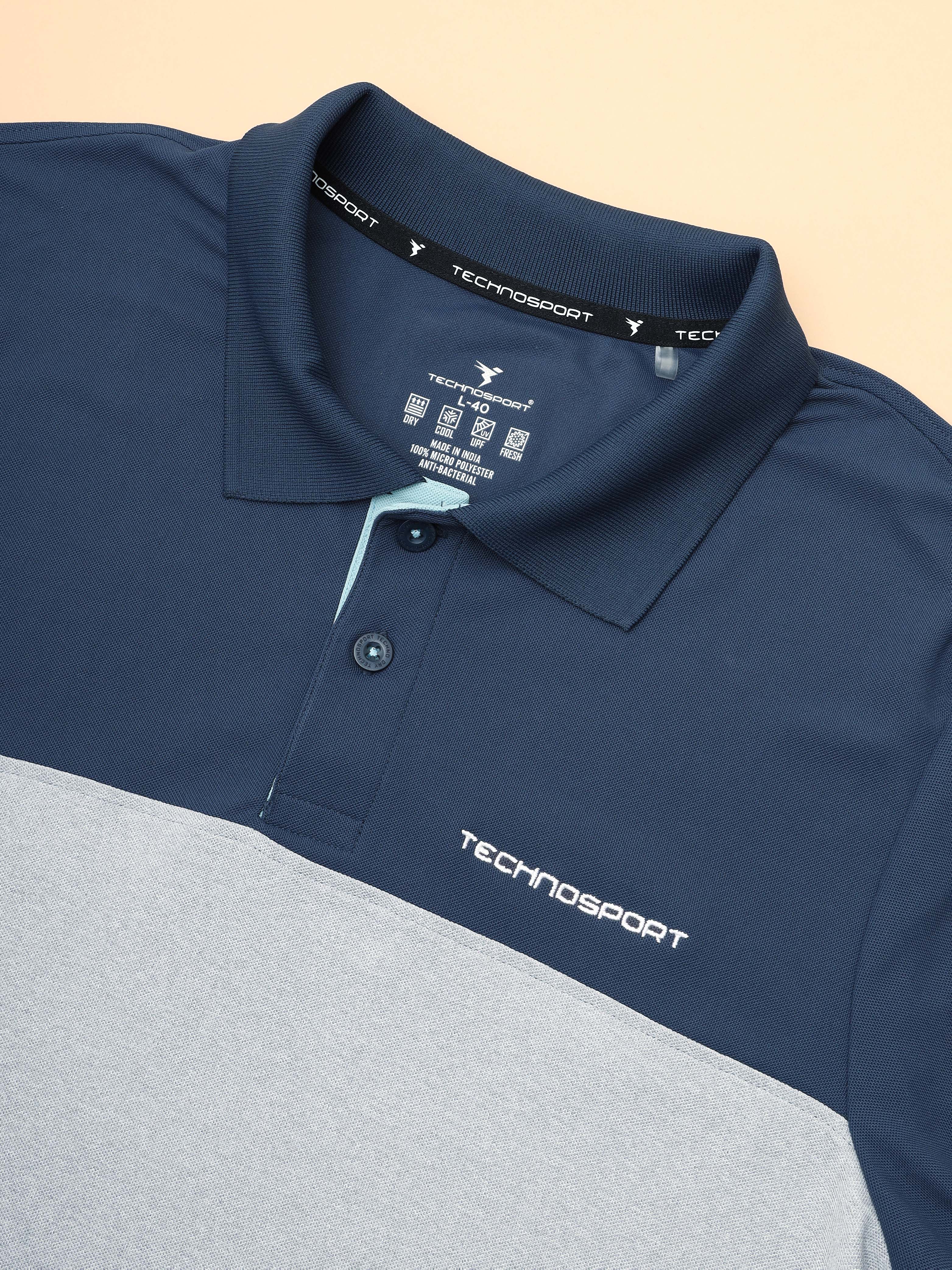 Men Solid Slim Fit Polo T-shirt with MATPIQ - Image 7