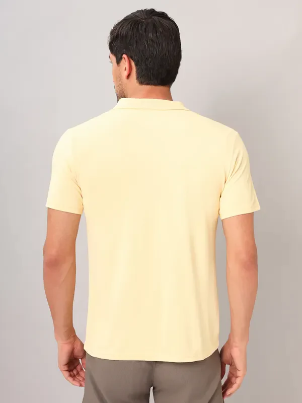 Men Self Design Slim Fit Polo T-shirt with AIRTEX STRIPES - Image 3