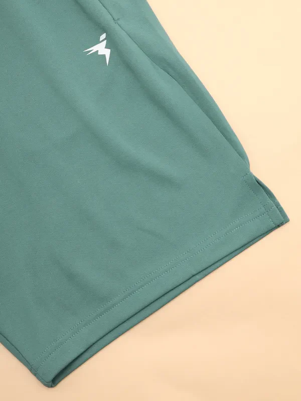 Men Solid Slim Fit Shorts with TECHNO DRY - Image 7