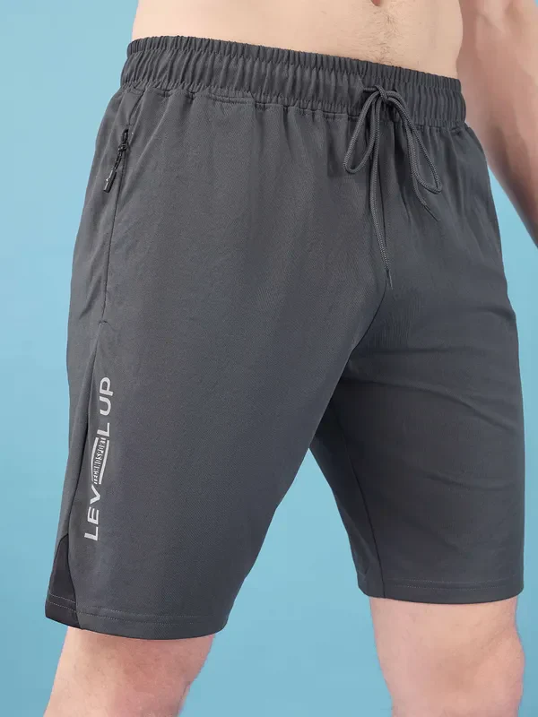 Men Solid Slim Fit Shorts with ELASTO LITE - Image 6
