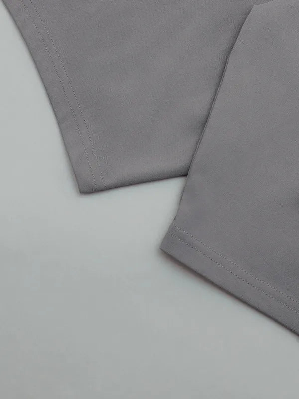 Men Solid Slim Fit Shorts with ELASTO LITE - Image 8