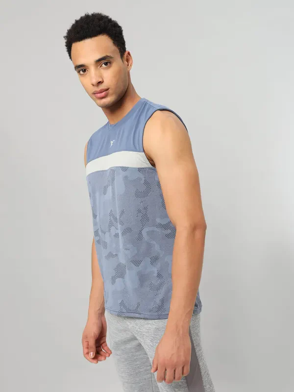Men Jacquard Slim Fit Crew Neck Innerwear Vest with VENTMESH - Image 4