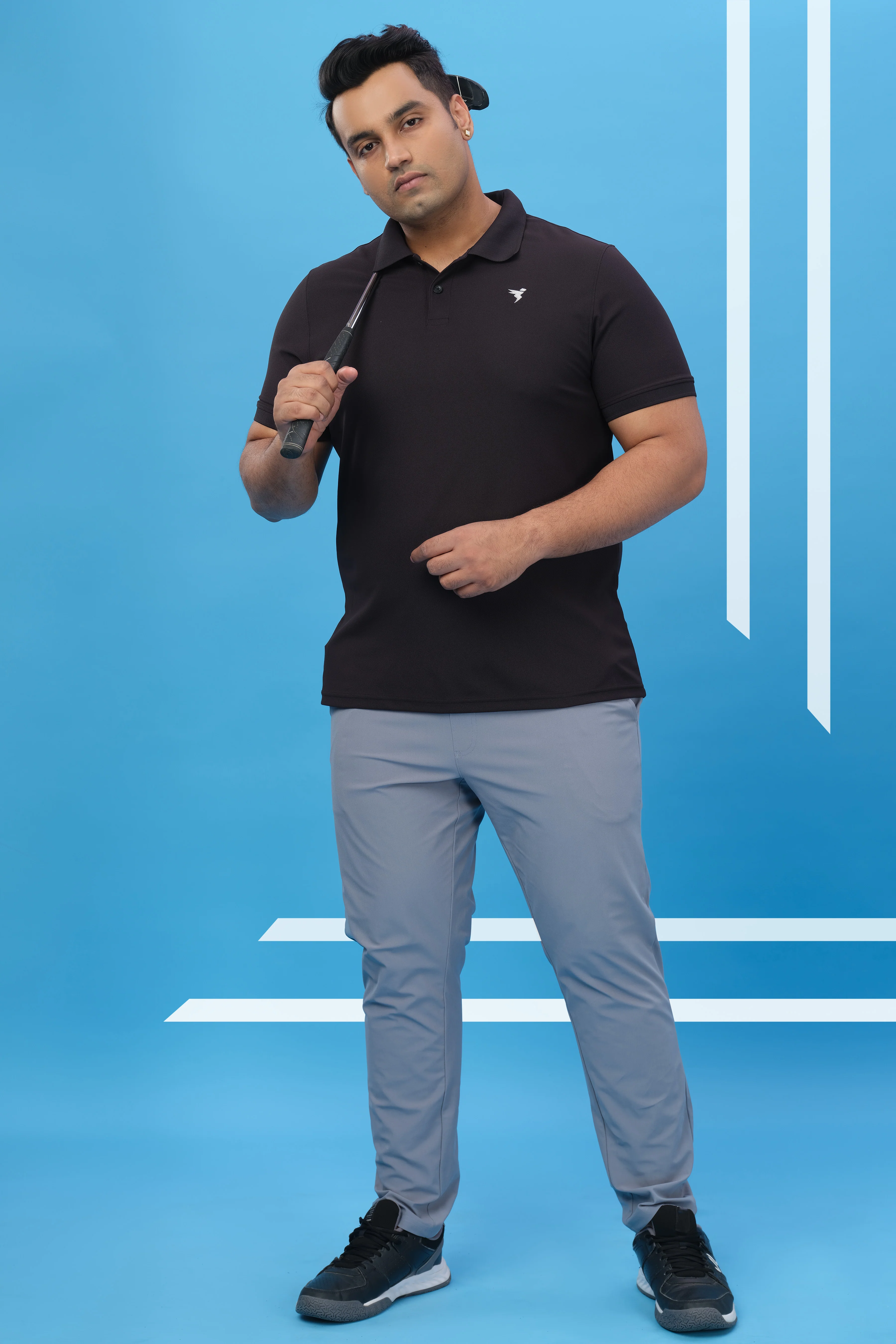 Men Plus Size Solid Relax Fit Trackpants with DURACOOL+ - Image 6