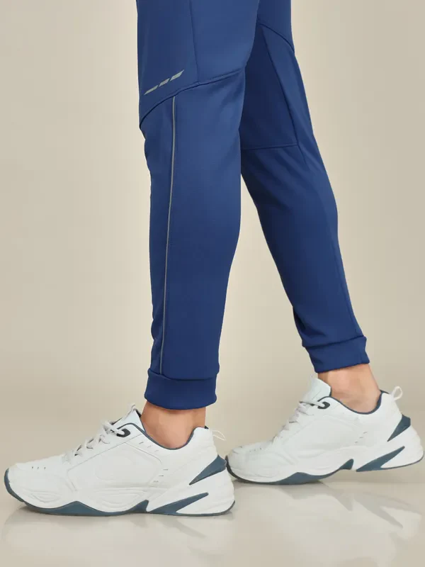 Men Solid Slim Fit Trackpants with TECHNO DRY - Image 8