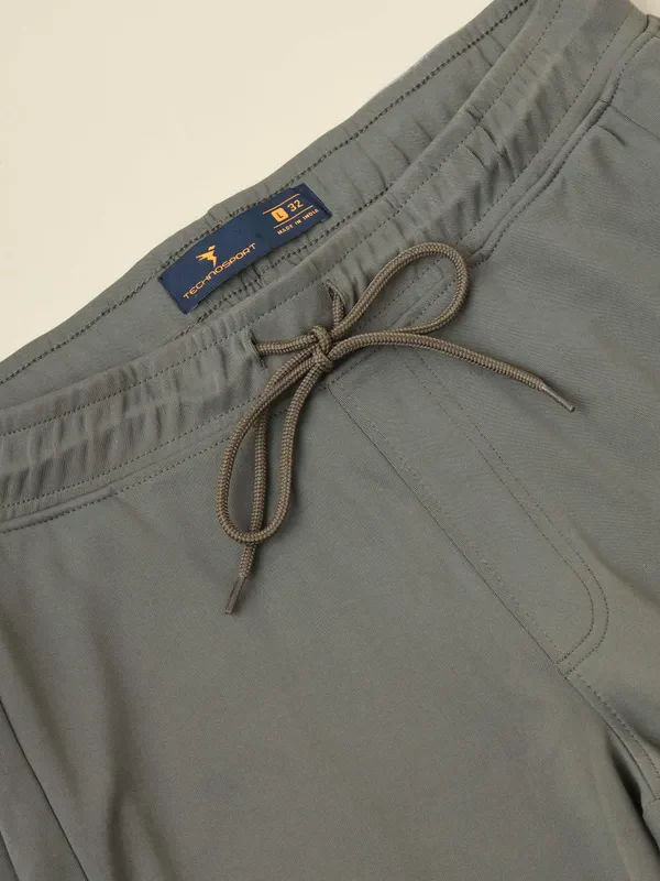 Men Solid Slim Fit Trackpants with TECHNO DRY - Image 7
