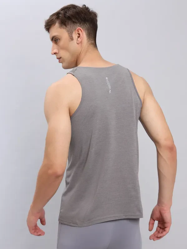 Men Printed Slim Fit Scoop Neck Innerwear Vest with ELASTO LITE - Image 3